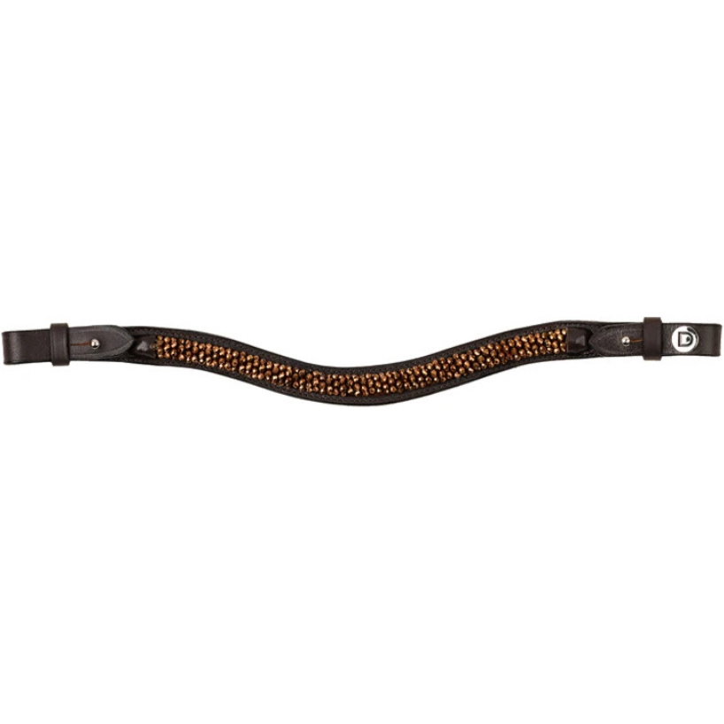 2026 Dublin Rock Crystal Browband 1031542 - Brown